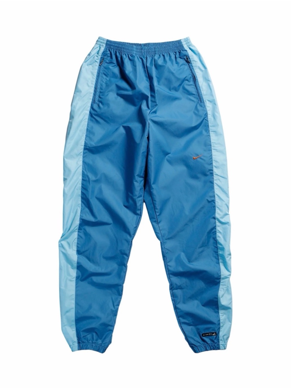 Nike Two-Tone Light and Dark Blue Track Pants